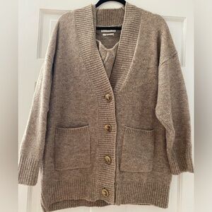 Mango cardigan and crop set